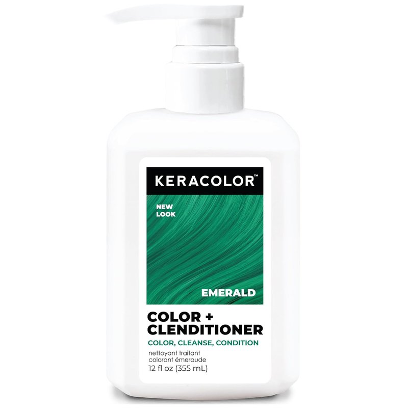 Keracolor Clenditioner - Emerald Color Depositing Conditioner | 12 Fl Oz