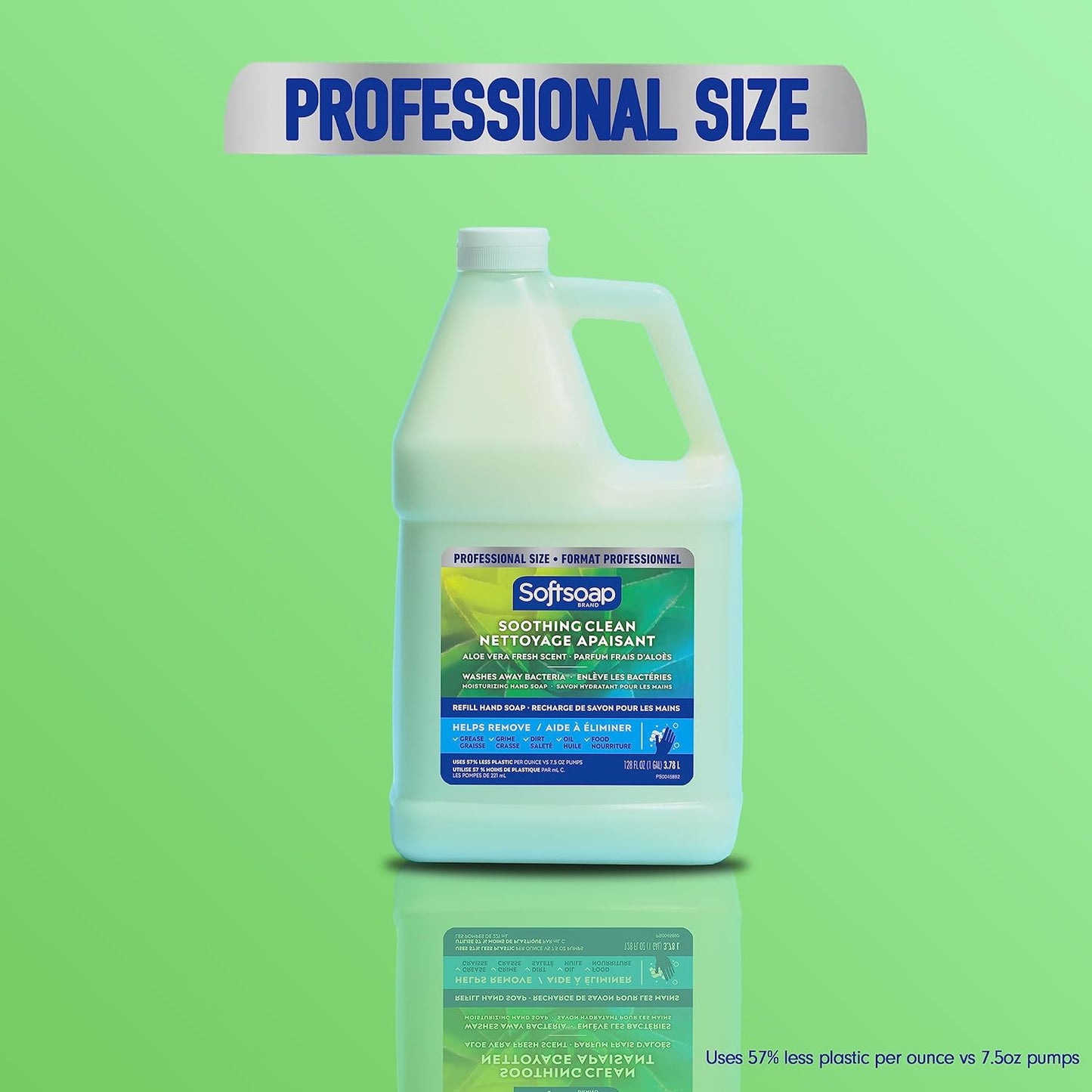 Softsoap Liquid Hand Soap Refill - Aloe Vera Fresh Scent, Soothing Clean | 1 Gallon (Pack of 2)