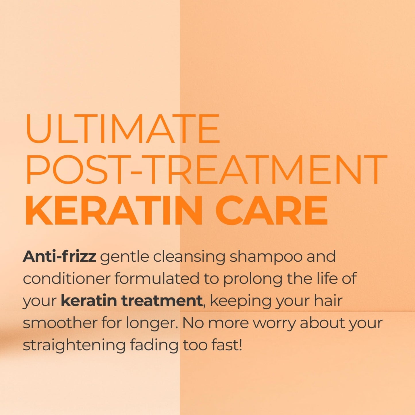 Sulfate Free Anti Frizz Color Safe Keratin Care Shampoo & Conditioner DUAL pack. Imported.