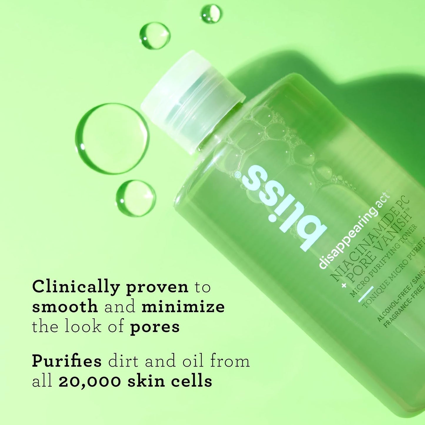 Bliss Niacinamide Toner & Vitamin C Serum Duo | Pore Minimization & Skin Brightening - Vegan & Cruelty-Free