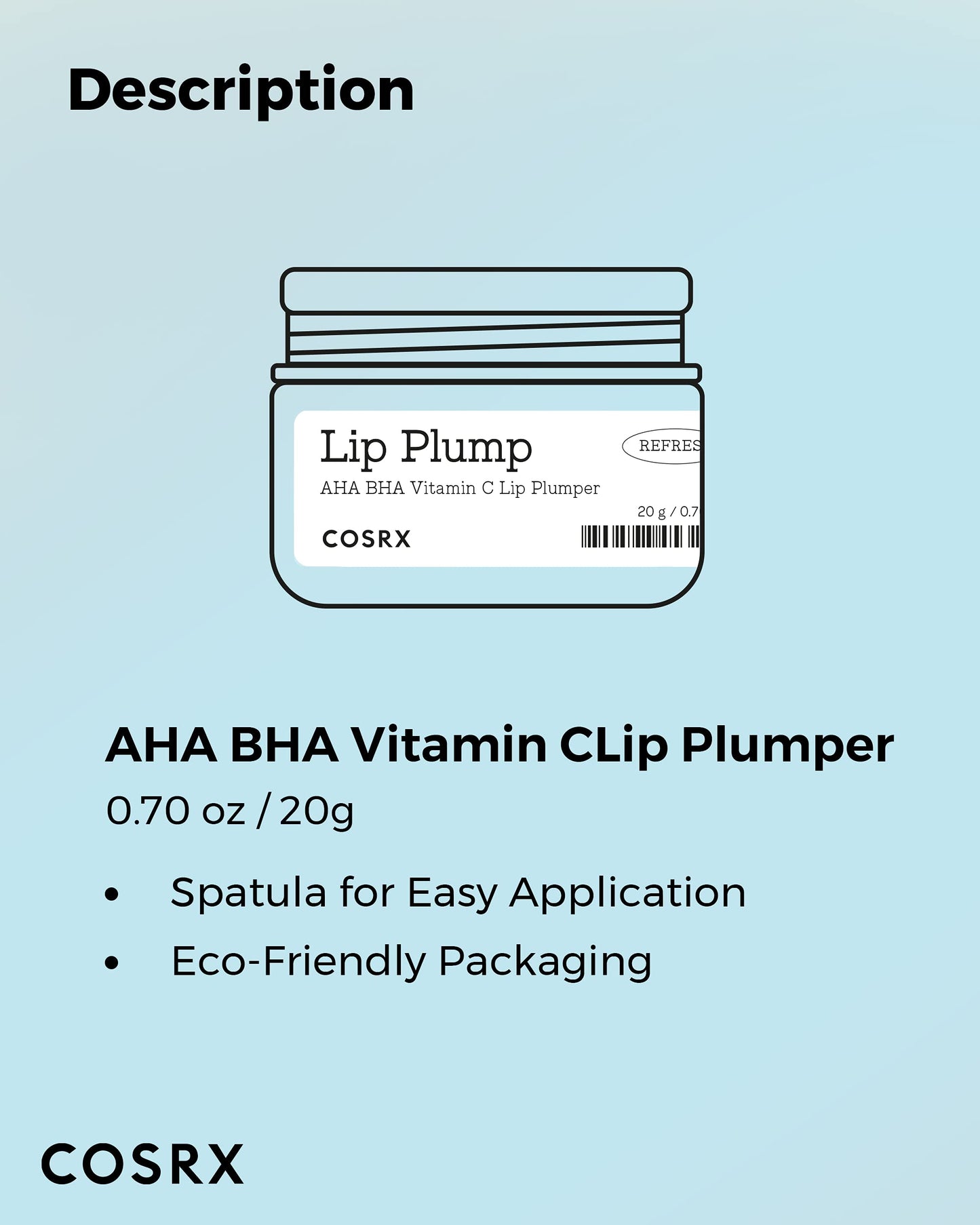 COSRX Lip Care Balm for Dry Chapped Lips, Enriched with Shea Butter, Sleeping Mask, Korean Skin Care, Animal Testing-Free, Artificial Fragrance-Free, Parabens-Free (Lip Plumper)