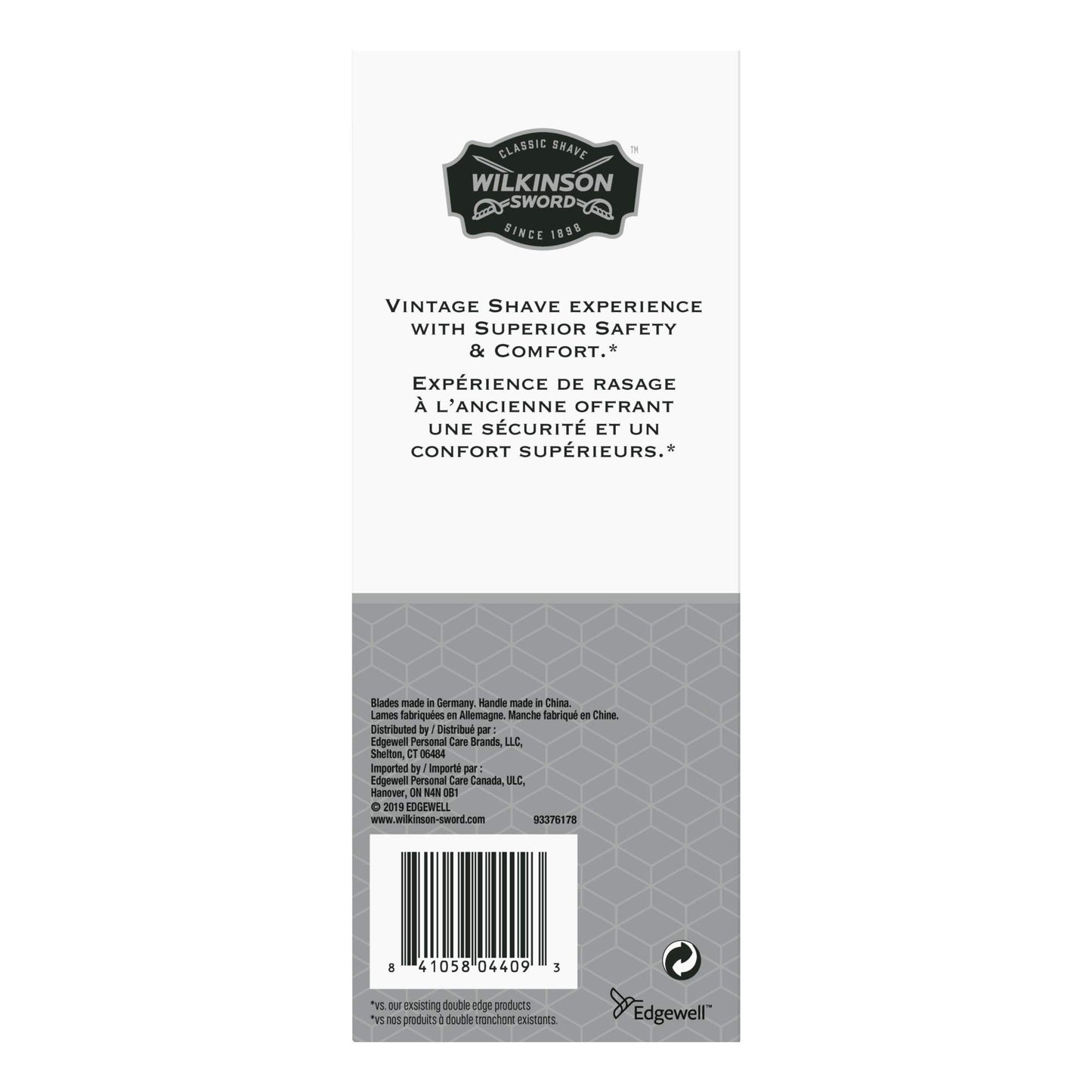 Wilkinson Sword Quad Blade Razor for Men with 5 Quad Blade Razor Refills