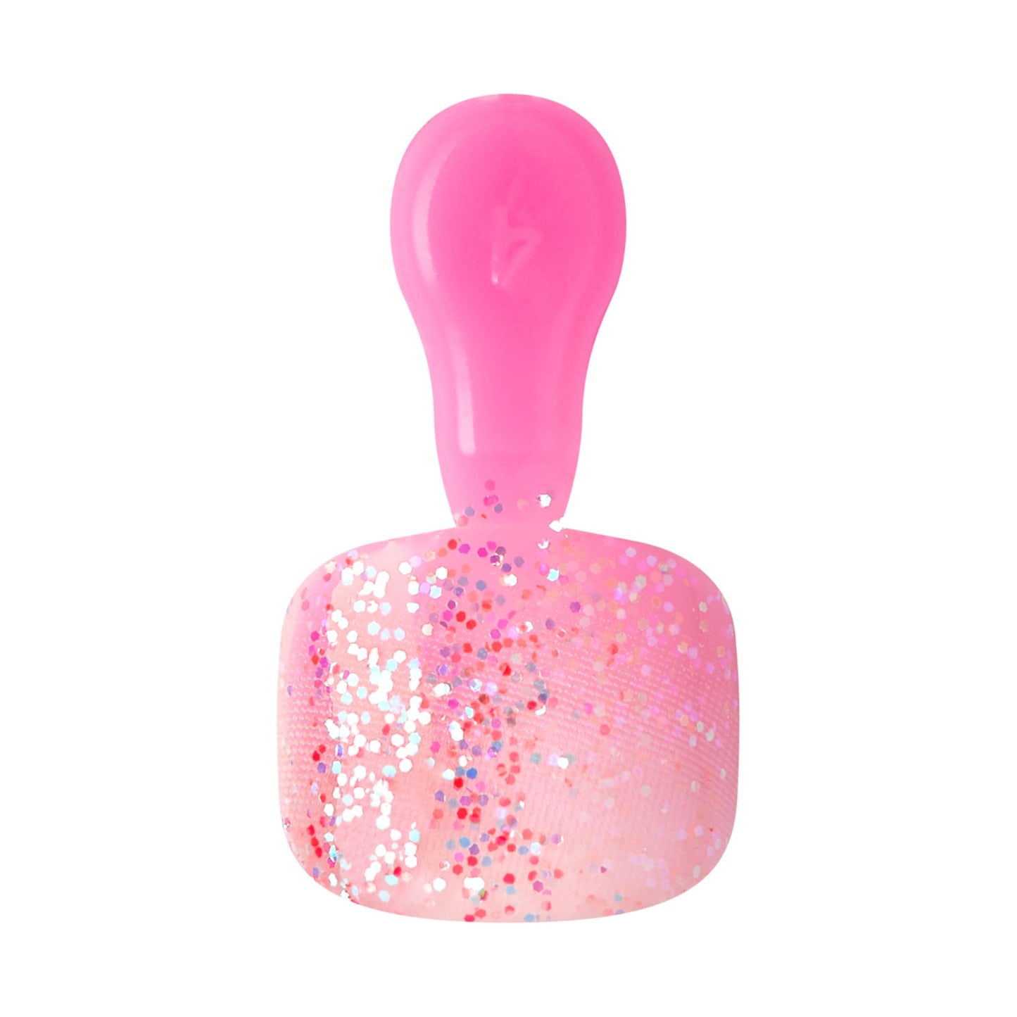 KISS Impress No Glue Pedi 30 Pcs Press on Toenails, Pink Stick on Extension False Nails for Toes, Peel & Press Easy Apply, Hassle-Free Removal, Includes Manicure Stick, Prep Pad & File
