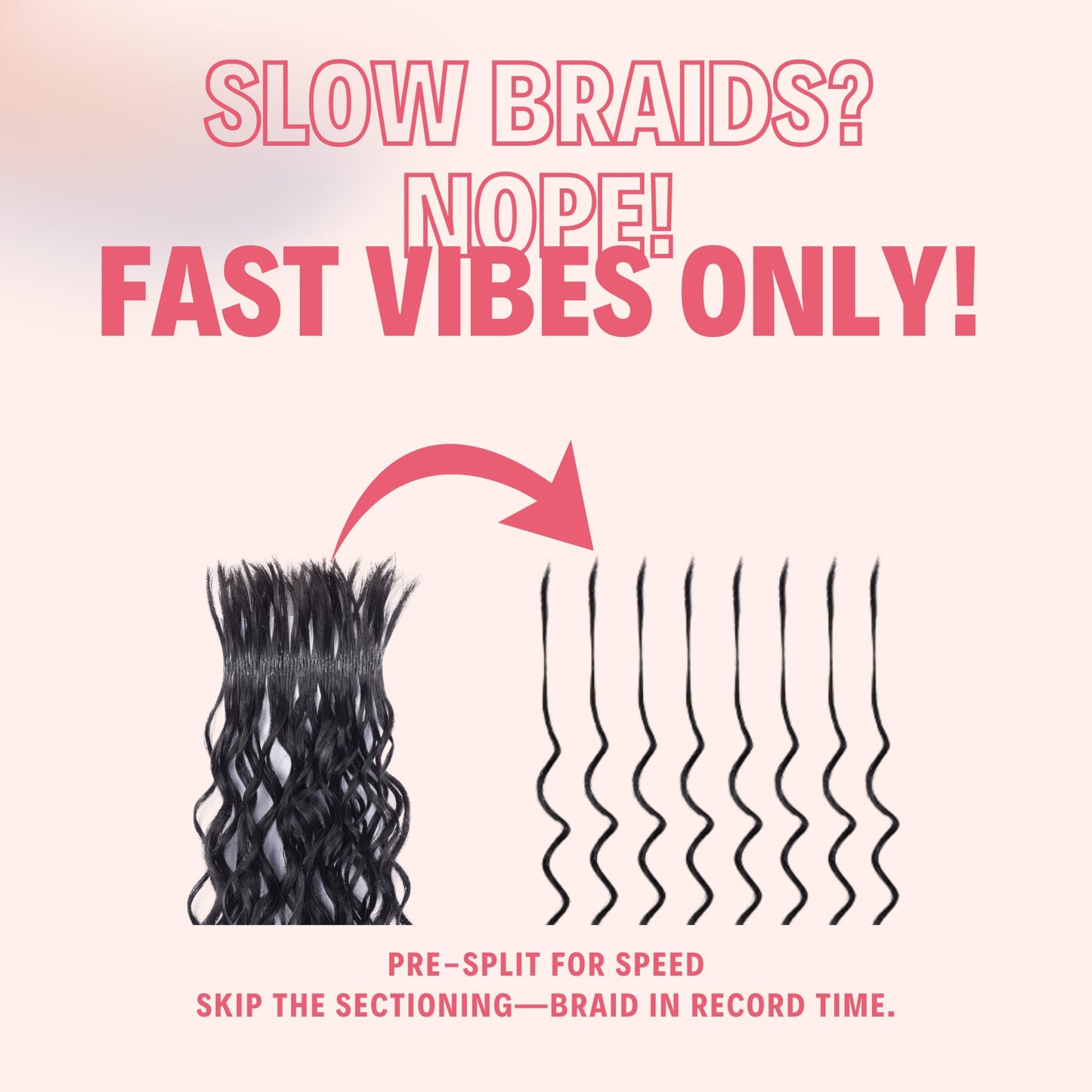 Pre-Divided Human Braiding Hair for Curly Boho Braids Bulk Pre-streached Deep Water Wave bulk Braiding Hair for Boho Braids Wet and Wavy Hair Extensions（4# 14" -85g）