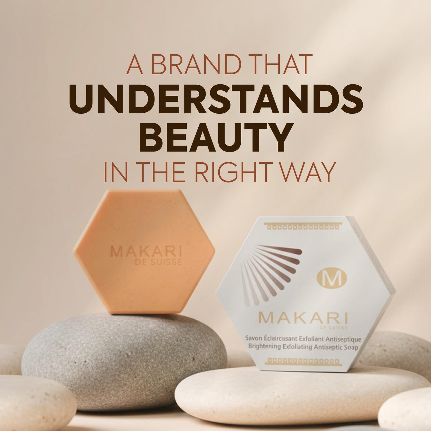 MAKARI Classic Exfoliating Antiseptic Soap 2-Pack (7 oz) | Helps Revitalize & Support Even-Looking Skin Tone | Detoxifies & Removes Impurities | For All Skin Types