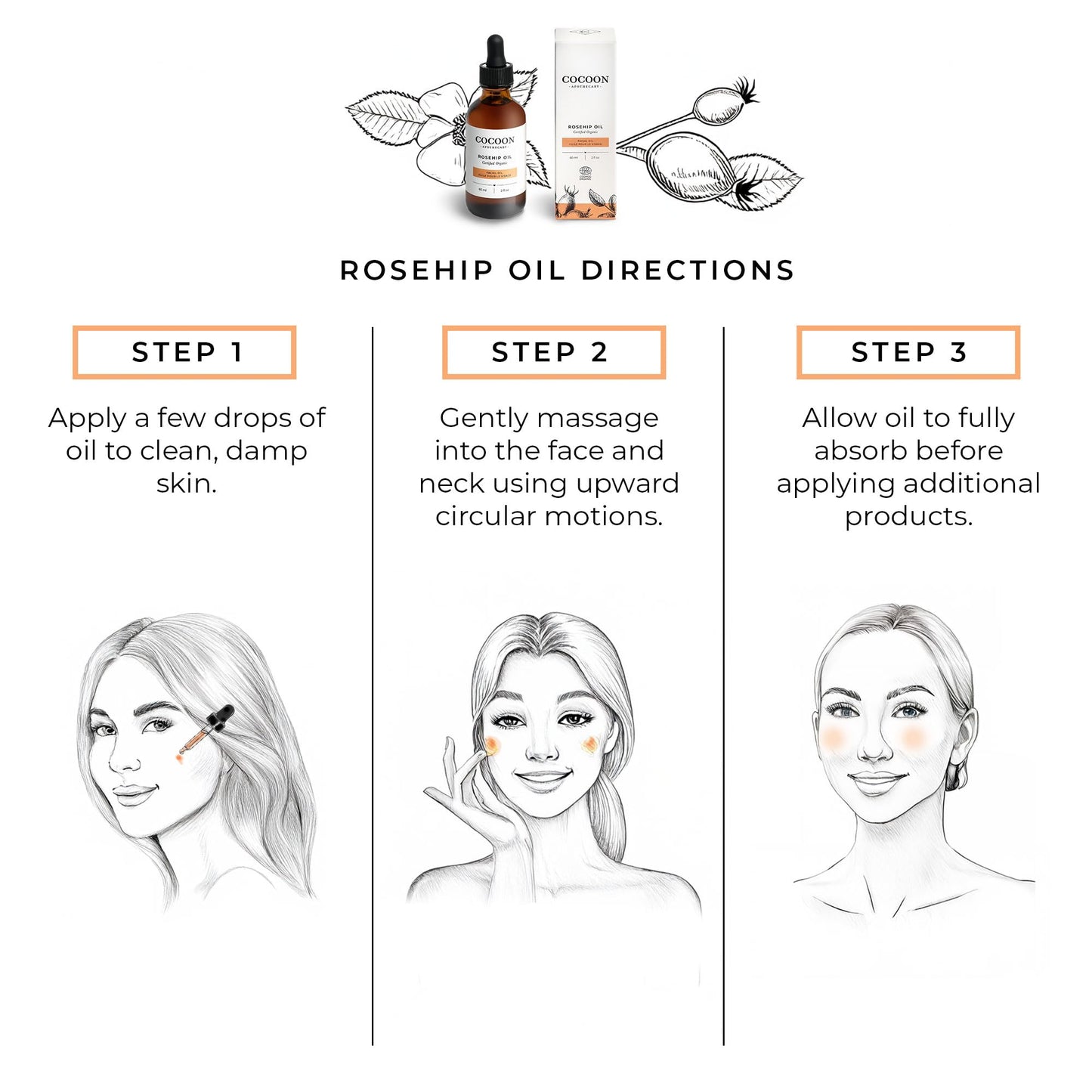 COCOON APOTHECARY Argan Oil Facial Oil, Ecocert Cosmos Organic, Protect + Soothe + Firm Skin, Rich in Vitamin E, Maintain Hydration, Soft + Smooth + Silky Skin, Organic Argan Oil, 2 fl oz