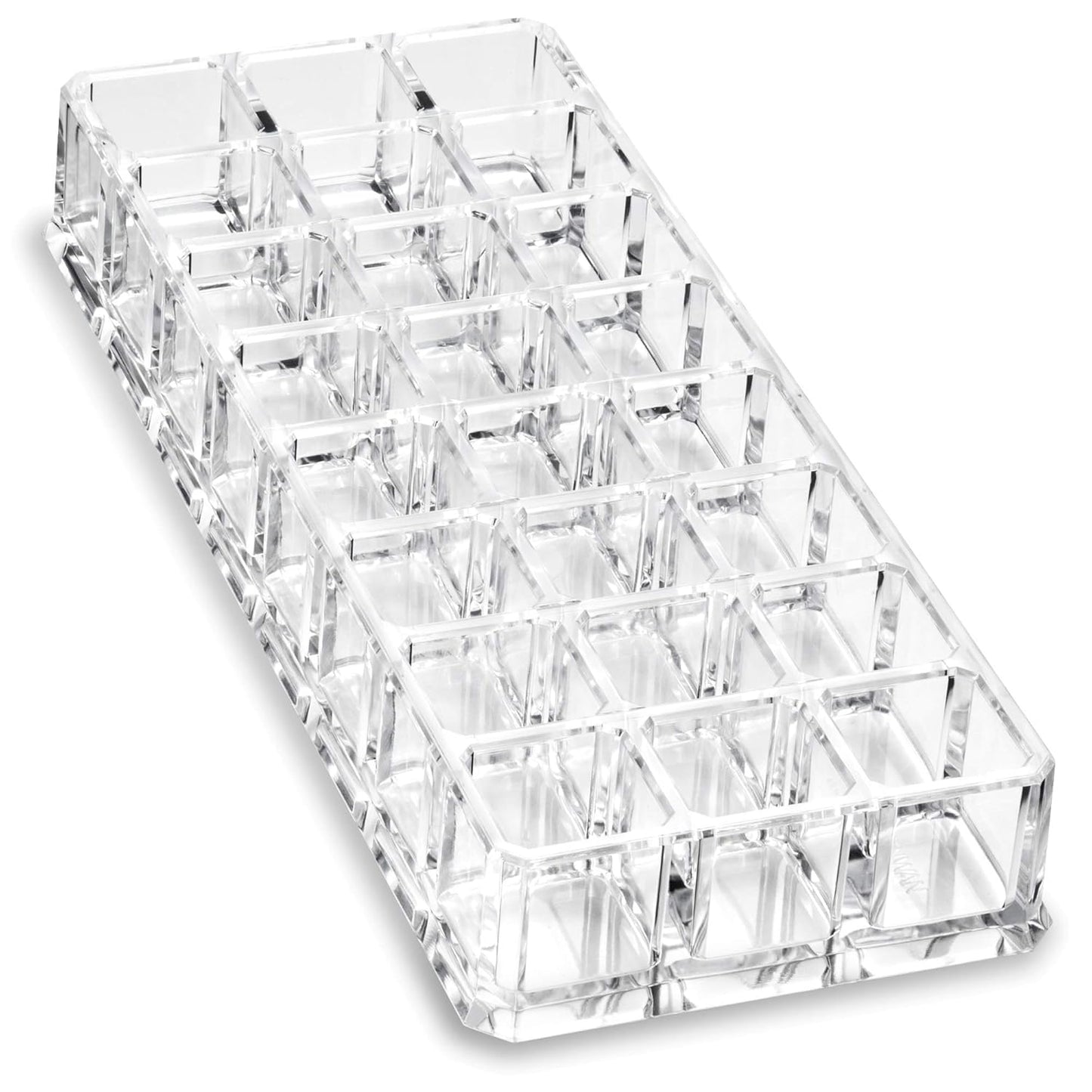 Acrylic Lipstick & Lip Gloss Organizer - 48 Space Clear Beauty Storage