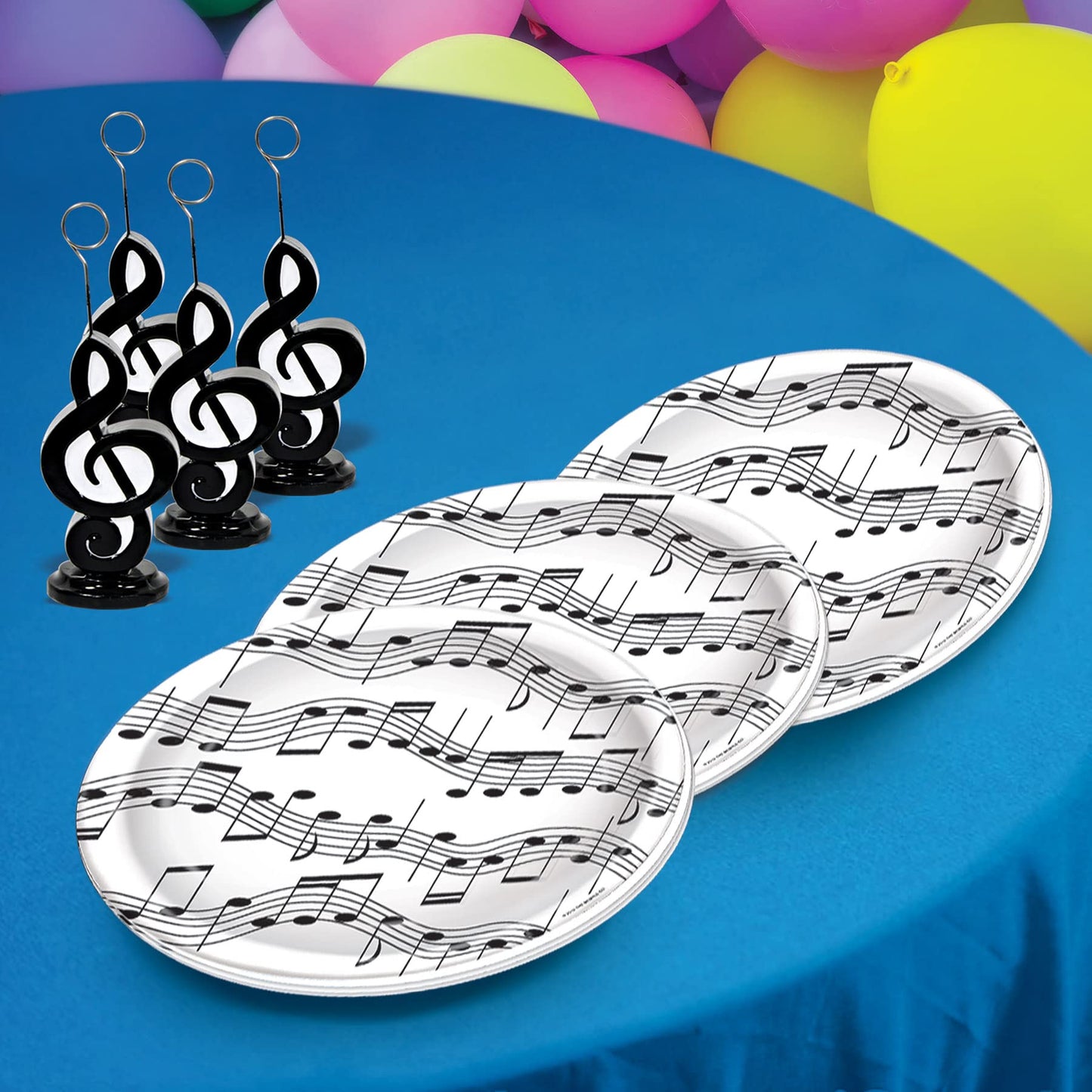 Musical Note Plates (8/Pkg)