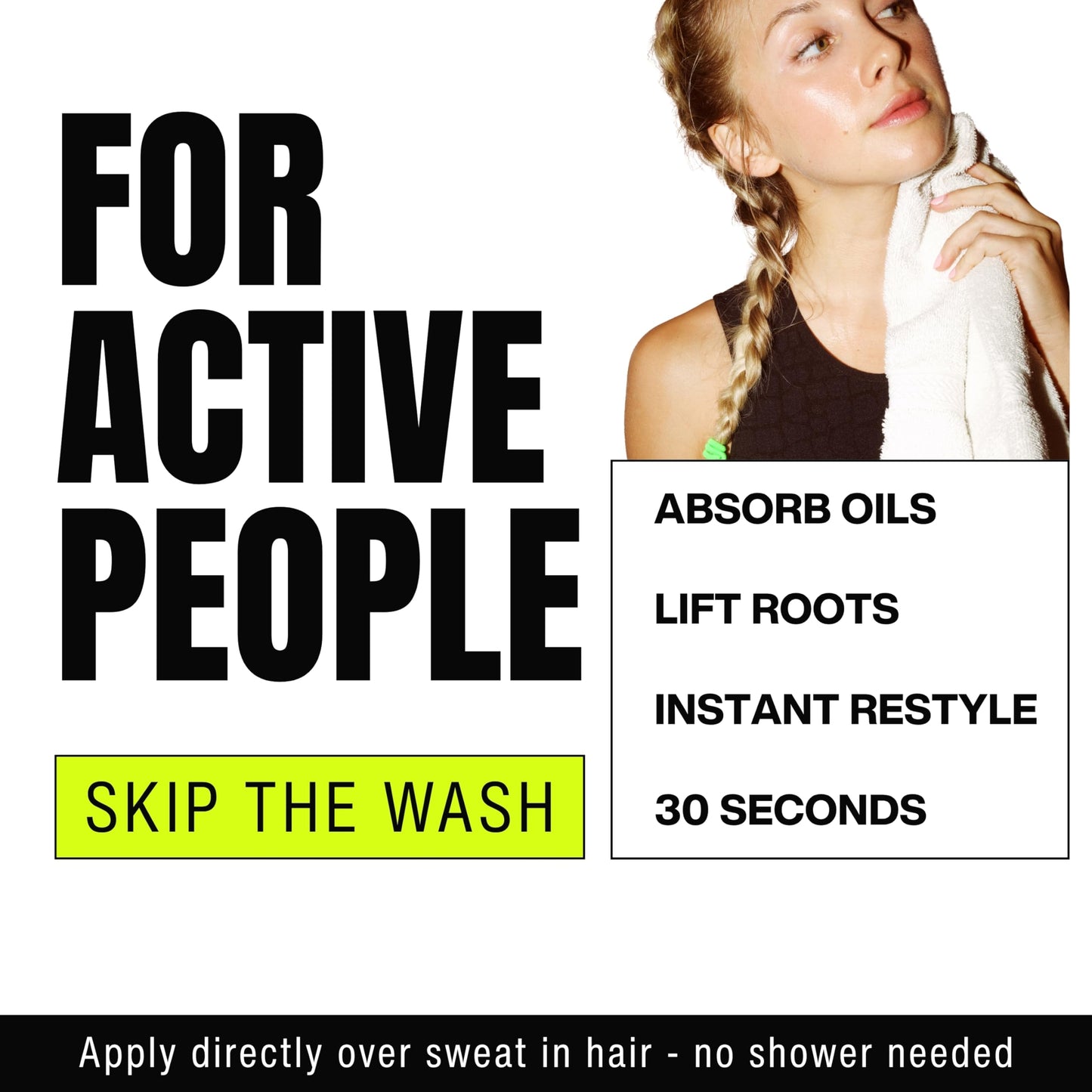 Unsubscribe Skip Day Oil Absorbing Volume Spray - Post-Workout Dry Shampoo Alternative for Women - Oily and Fine Hair - Hair Refresher Spray - Adds Weightless Volume - No White Residue - 1.75 fl oz