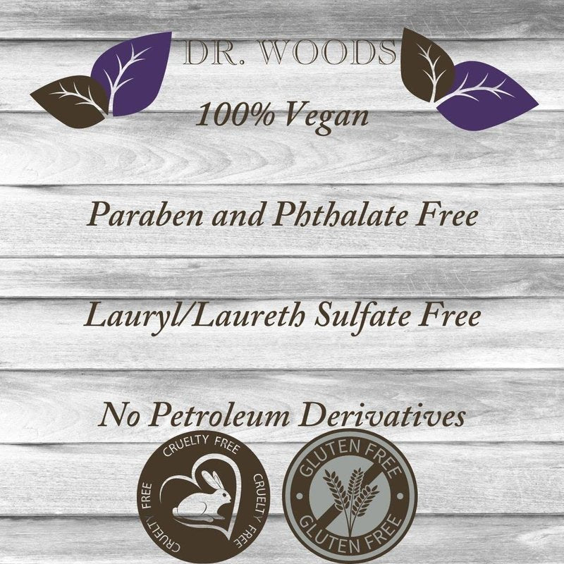 Dr. Woods Raw Liquid Black Soap, Body Wash for Men and Women, Gentle Exfoliant, Natural Cleanser for Face, Hands, and Body - 32 Fl Oz, Pack of 3