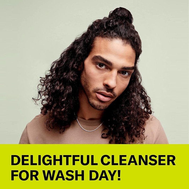DevaCurl Low-Poo Delight Mild Lather Cleanser for Lightweight Moisture, Green Oasis, 32 fl. oz.