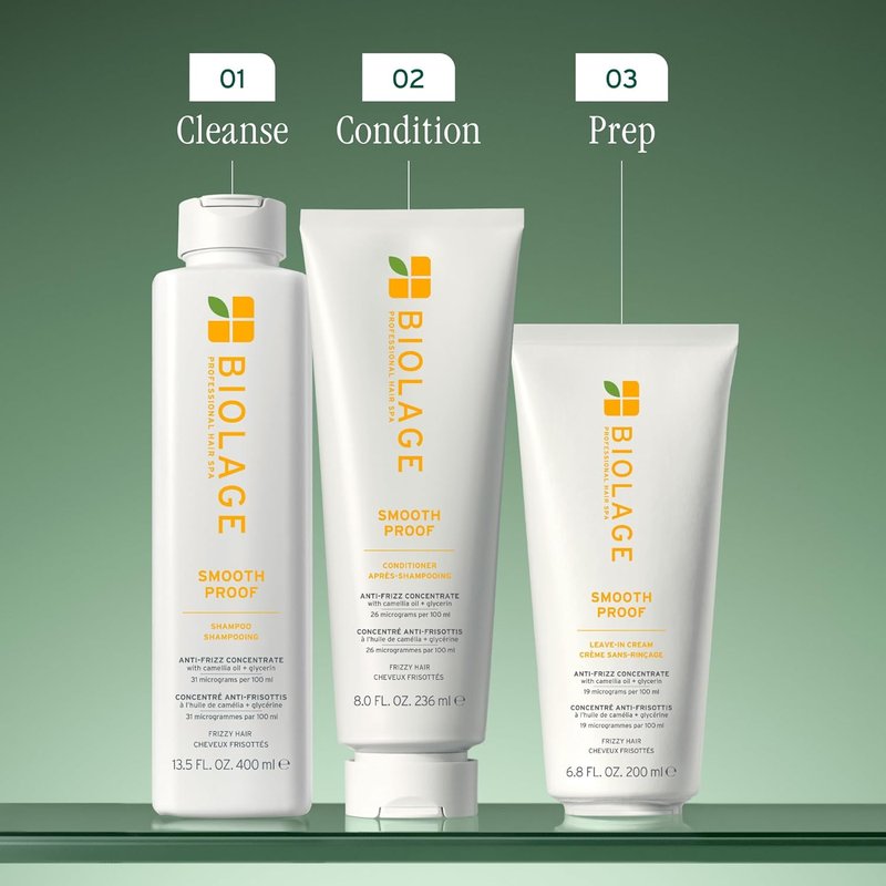 Biolage Smooth Proof Conditioner - Nourishing Formula for Frizzy Hair | Detangles & Smooths
