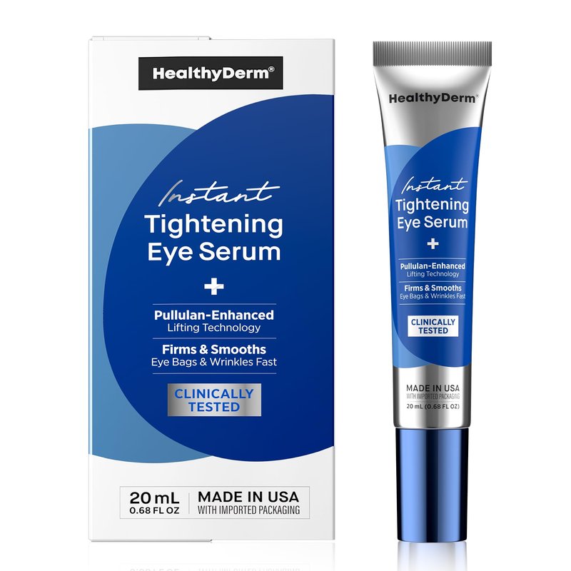 Instant Under Eye Lift Serum - Reduces Eye Bags, Wrinkles, Puffy Eyes, Dark Circles & Crow’s Feet in Minutes - Advanced Firming Polysaccharide Formula for Mature Skin - 20 mL
