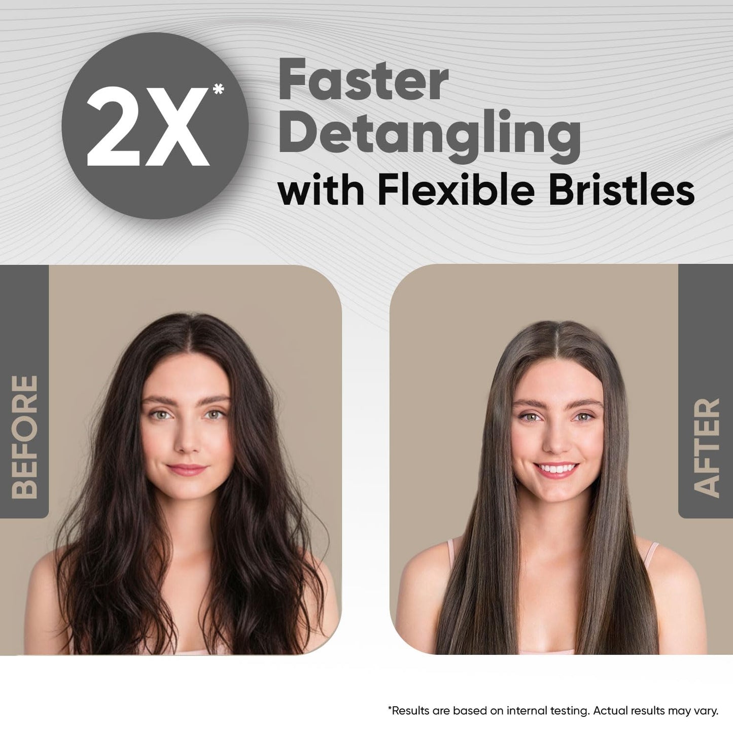 Vega Mini Paddle Brush - Lightweight Detangling Hair Tool for Smooth, Shiny Hair
