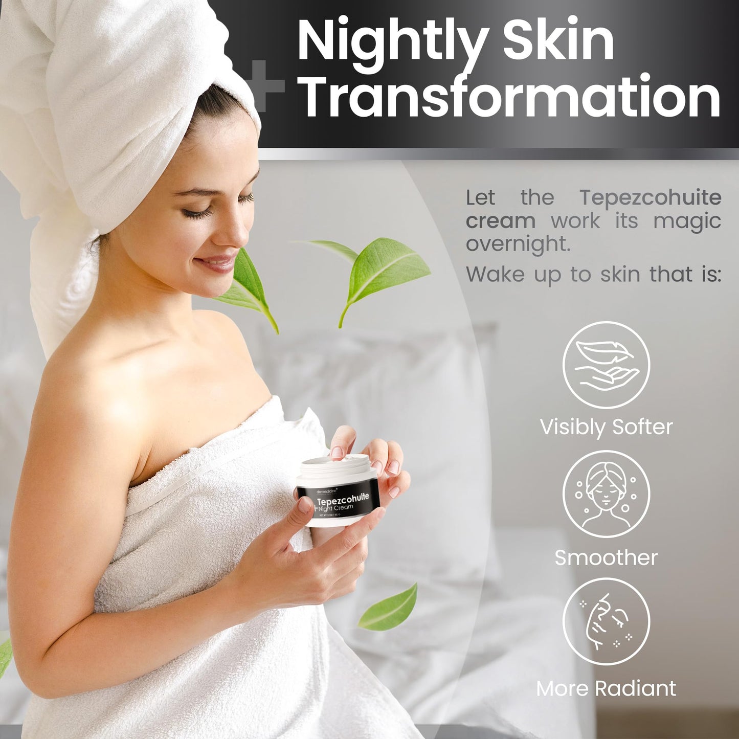 Tepezcohuite Cream Original Enhanced Formulation with Mexican Origins Mexico Night Cream Tepesquehuite Crema Beauty Products from Milagrosa Tepezcohuite Powder Para La Cara Skin Care 4oz