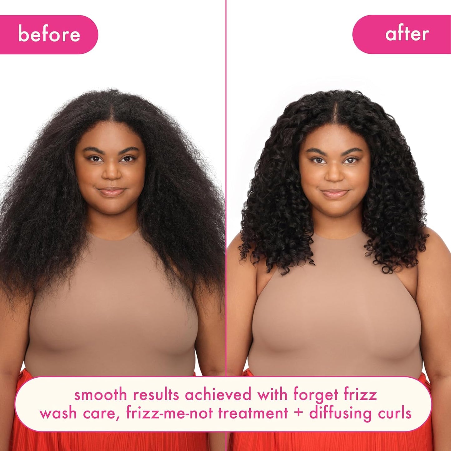Amika Frizz-Me-Not Hydrating Anti-Frizz Treatment - Lightweight Spray for Medium to Thick Hair, Humidity & Heat Protection | Smooth Frizz for Up to 3 Days