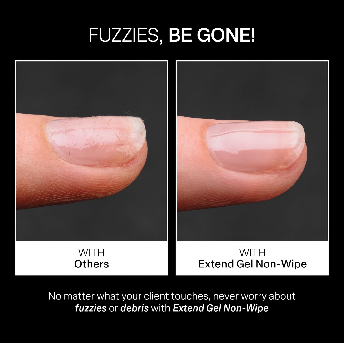APRÉS Nail Non-Wipe Extend Gel, Soak Off HEMA-Free Gel-X Tips Adhesive 15ml / 0.5oz