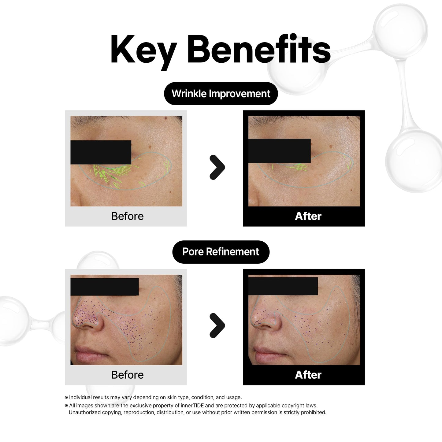 innerTIDE Exo Bright Melting Powder in Cream - 200 Million Exosomes, Glutathione, Collagen, Niacinamide | Hydrating, Barrier Repair, Brightening, Anti-Wrinkle, Pore Care | Korean Skin care 0.24oz / 7g