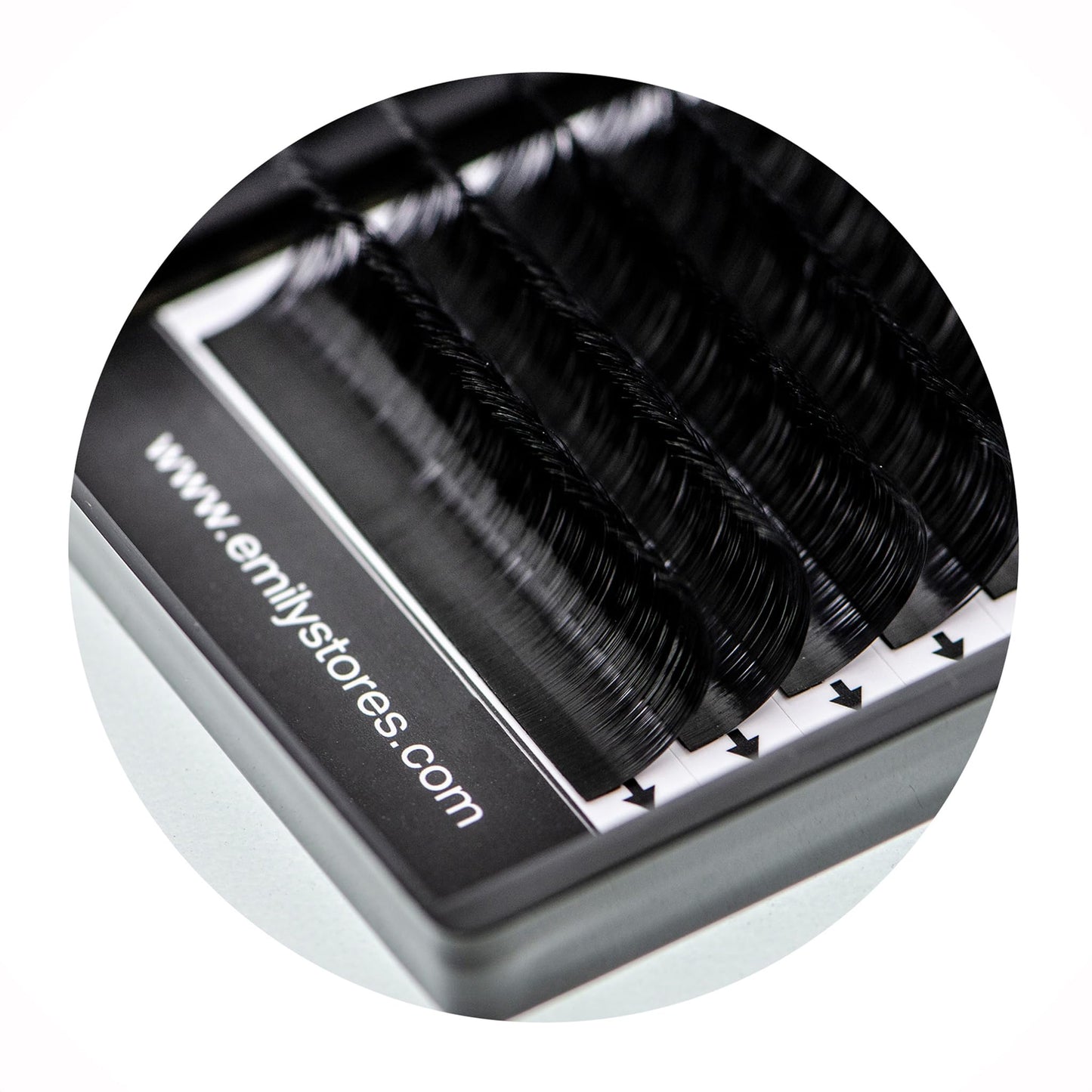 EMILYSTORES Eyelash Extensions 0.10mm Thickness C Curl Length 12mm Individual Volume Natural-Looking eyelashes Single Size For Lash Extension (0.10,C,12mm)