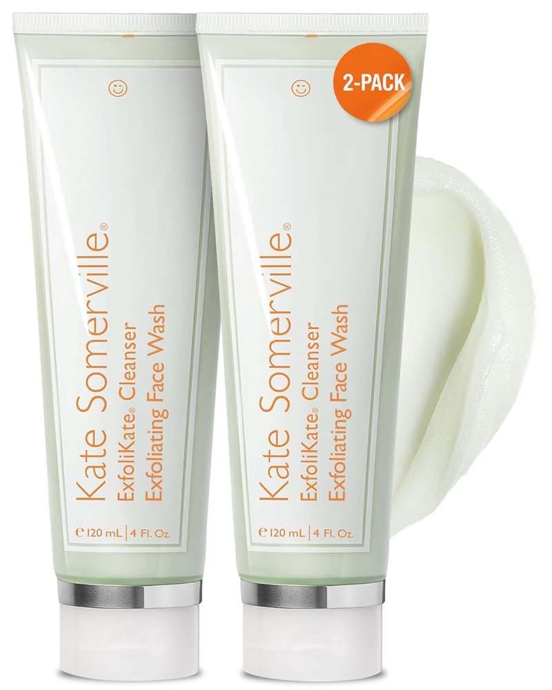 Kate Somerville ExfoliKate Cleanser - Daily Exfoliating Foaming Face Wash with Glycolic & Lactic Acid | Gentle Facial Scrub