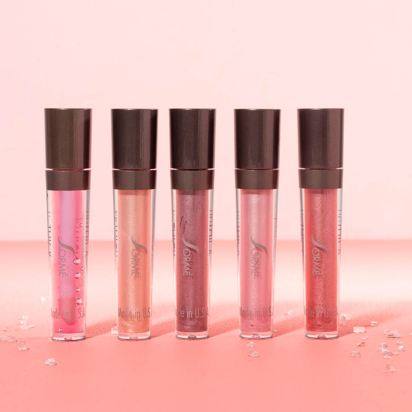 SORME Treatment Cosmetics LipThick Plumping Gloss for Shiny and Fuller Looking Lips | Doll Shade
