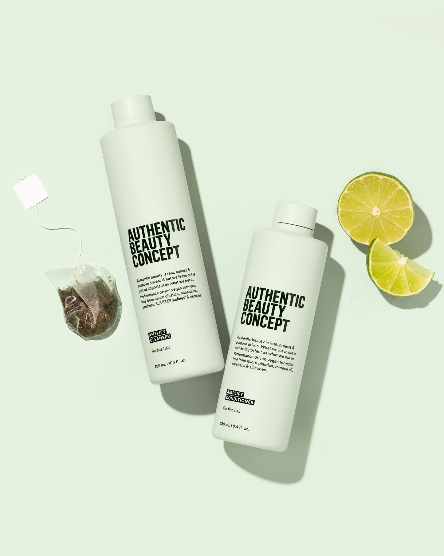 Authentic Beauty Concept Amplify Cleanser | Volumizing Shampoo for Fine Hair | Increases Body & Volume | Vegan & Cruelty-free | Sulfate-free | 10.1 fl. oz.