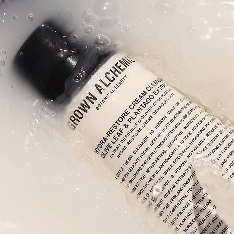 Grown Alchemist Hydra-Restore Cream Cleanser. Natural Face Wash & Makeup Remover, 100 mL