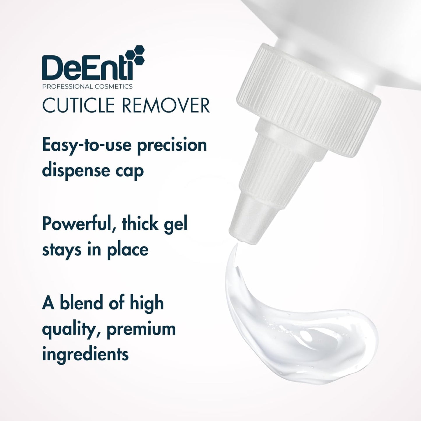 Instant Cuticle Remover Gel - Professional 15-Second Softener for Hand, Foot & Nail Care | 8oz Bottle