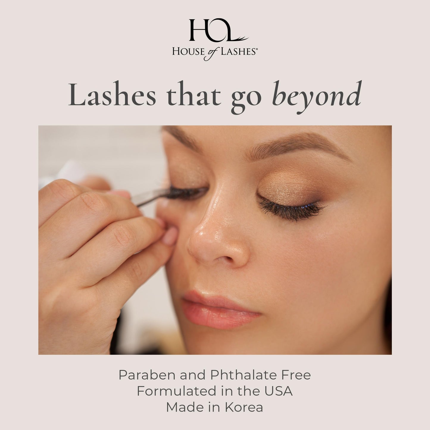 House of Lashes Eyelash Glue - Latex-Free formual for Sensitive Eyes - Effective for All Day Wear Clear Lash Glue for Strip Lashes, 2 Count