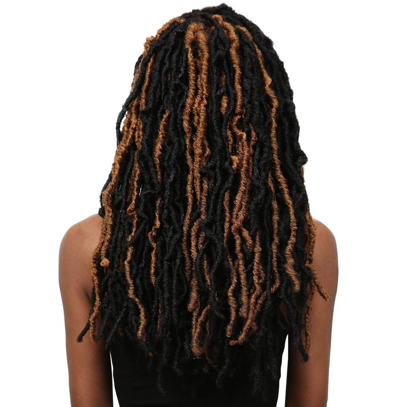 Bobbi Boss Synthetic Hair Crochet Braids African Roots Braid Collection Nu Locs 18" (4-PACK, 1)