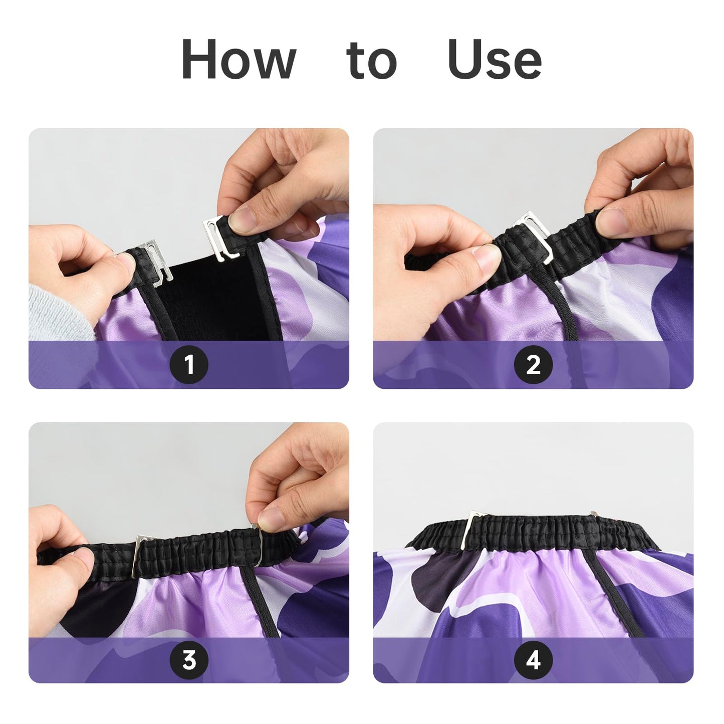 FaHaner Professional Hair Cutting Cape Waterproof Barber Cape for Men Polyester Hair Styling Cape with Elastic Neckline Adjustable Closure Salon Haircut Capes for Home Salon and Barbershop