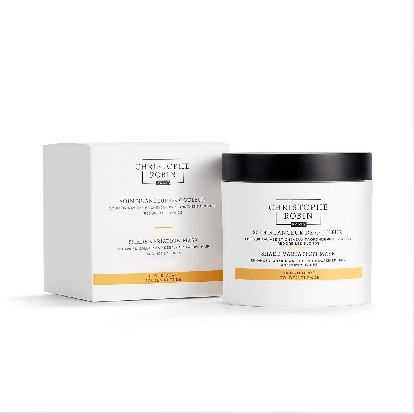 Christophe Robin Shade Variation Mask - Nourishing and Color-Enhancing - Golden blonde 250ml
