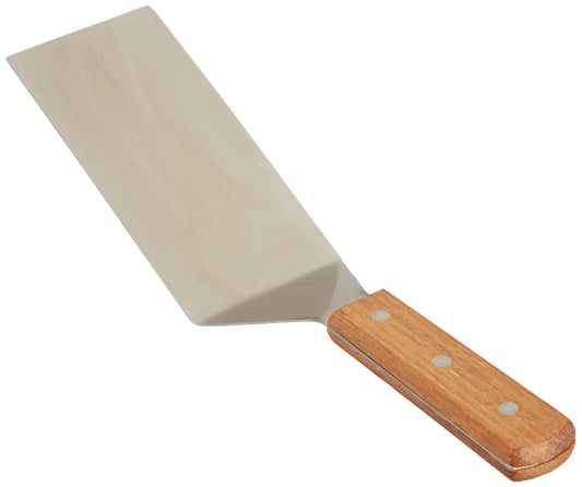 American Metalcraft LT12ST Straight Blade 12 In. Turner w/Wood Handle, Brown