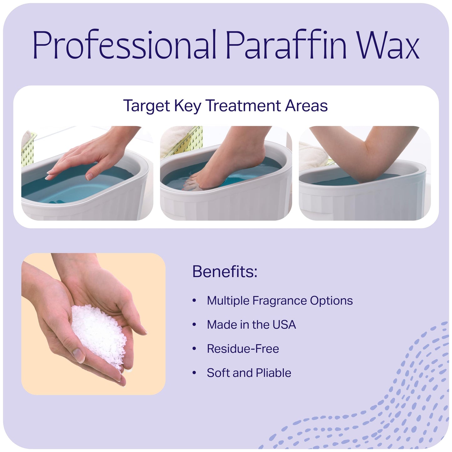 Therabath Paraffin Wax Refill - Thermotherapy - Use to Relieve Arthritis Discomfort, Stiff Muscles, & Dry Skin - for Hands, Feet, Body - Deeply Hydrates & Protects - Made in USA, 4 lb. ScentFree