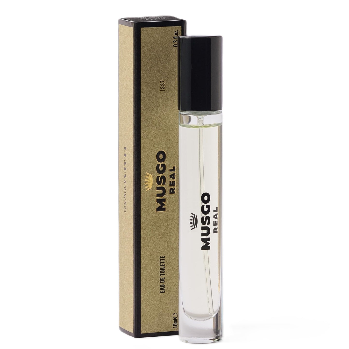 Claus Porto - Musgo Real 1887 Eau de Toilette | Timeless, Elegant, Edgy Scent | Geranium, Ambergris, Grapefruit, Lemon (10mL | 0.34 fl oz)