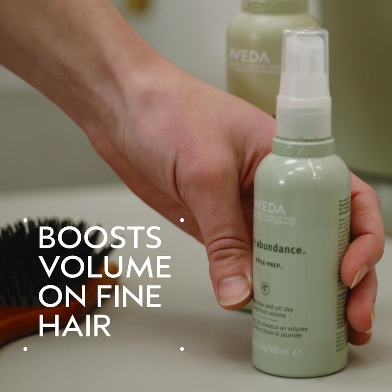 Aveda Pure Abundance Style-Prep | Volume Spray for Fine Hair | Adds All-Day Volume, 3.4 Fl Oz