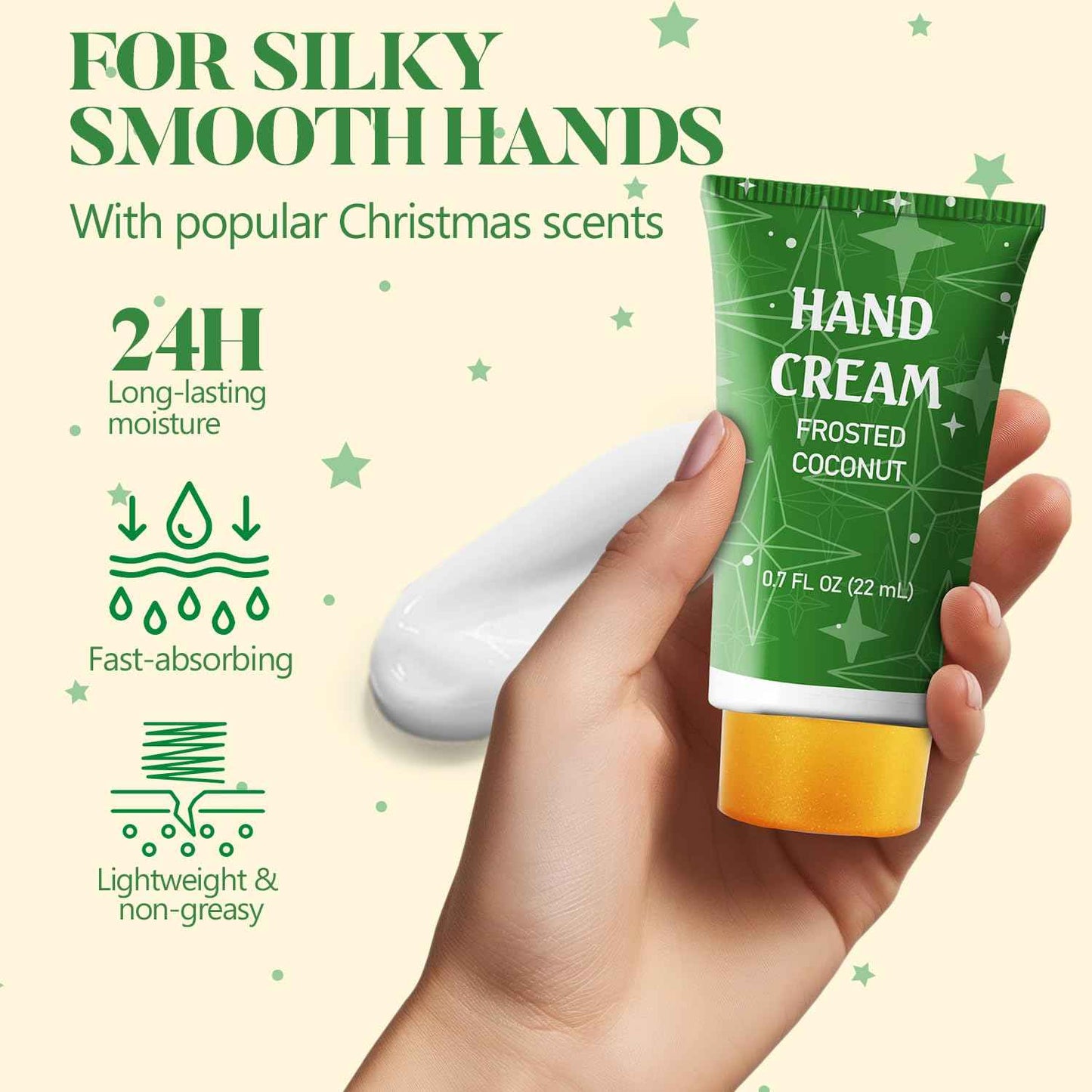 BFFLOVE 12-Piece Beauty Advent Calendar 2024 Bath and Body Gift Set with Luxurious Hand Creams, Bath Essentials, Christmas Bath Set for Men Women 2024-12 Days of Christmas for Women