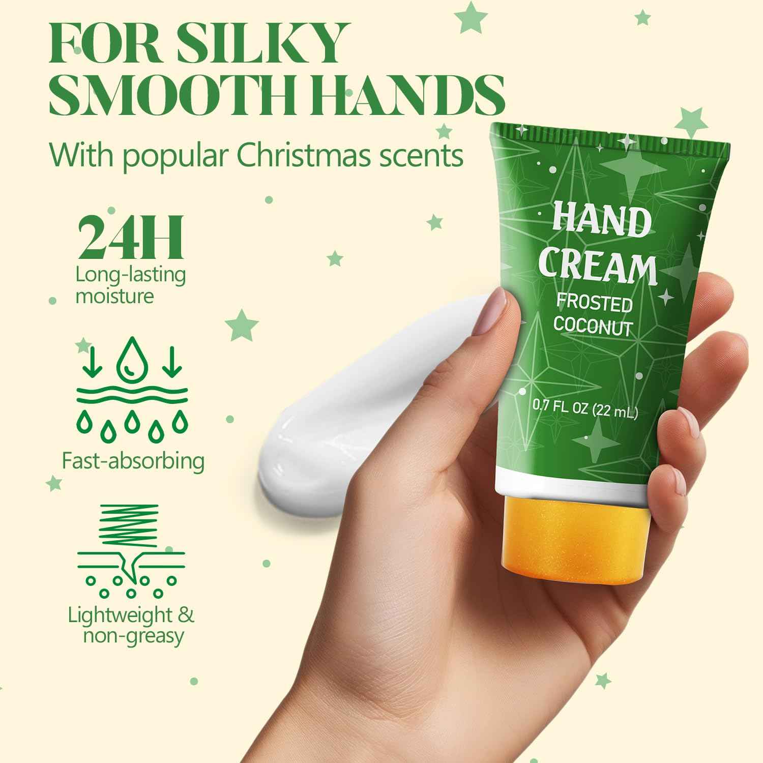 BFFLOVE 12-Piece Beauty Advent Calendar 2024 Bath and Body Gift Set with Luxurious Hand Creams, Bath Essentials, Christmas Bath Set for Men Women 2024-12 Days of Christmas for Women