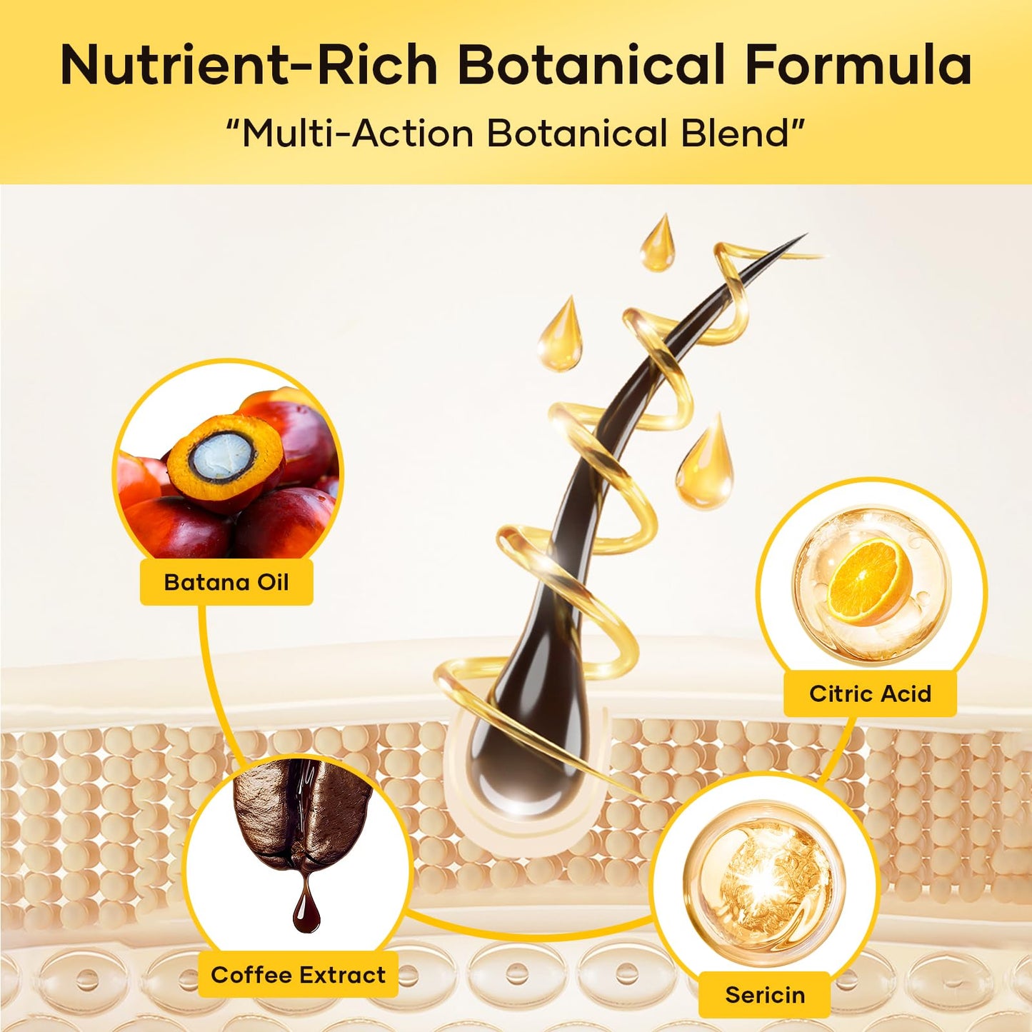 Gulizzmonis Batana Hair Mask for Damaged Thinning Hair