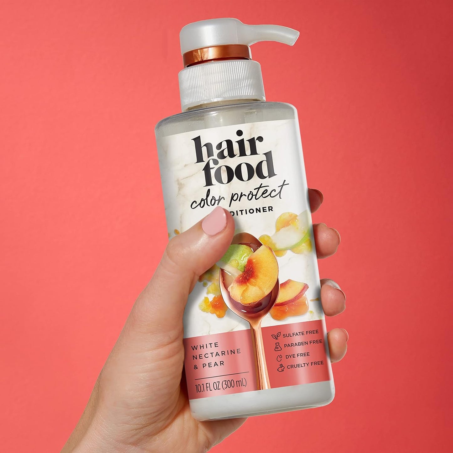 Hair Food Color Protect Conditioner - White Nectarine & Pear, 10.1 fl oz | For Color Treated Hair