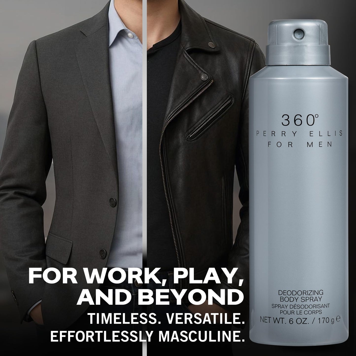 Perry Ellis 360° for Men 6 oz Body Spray