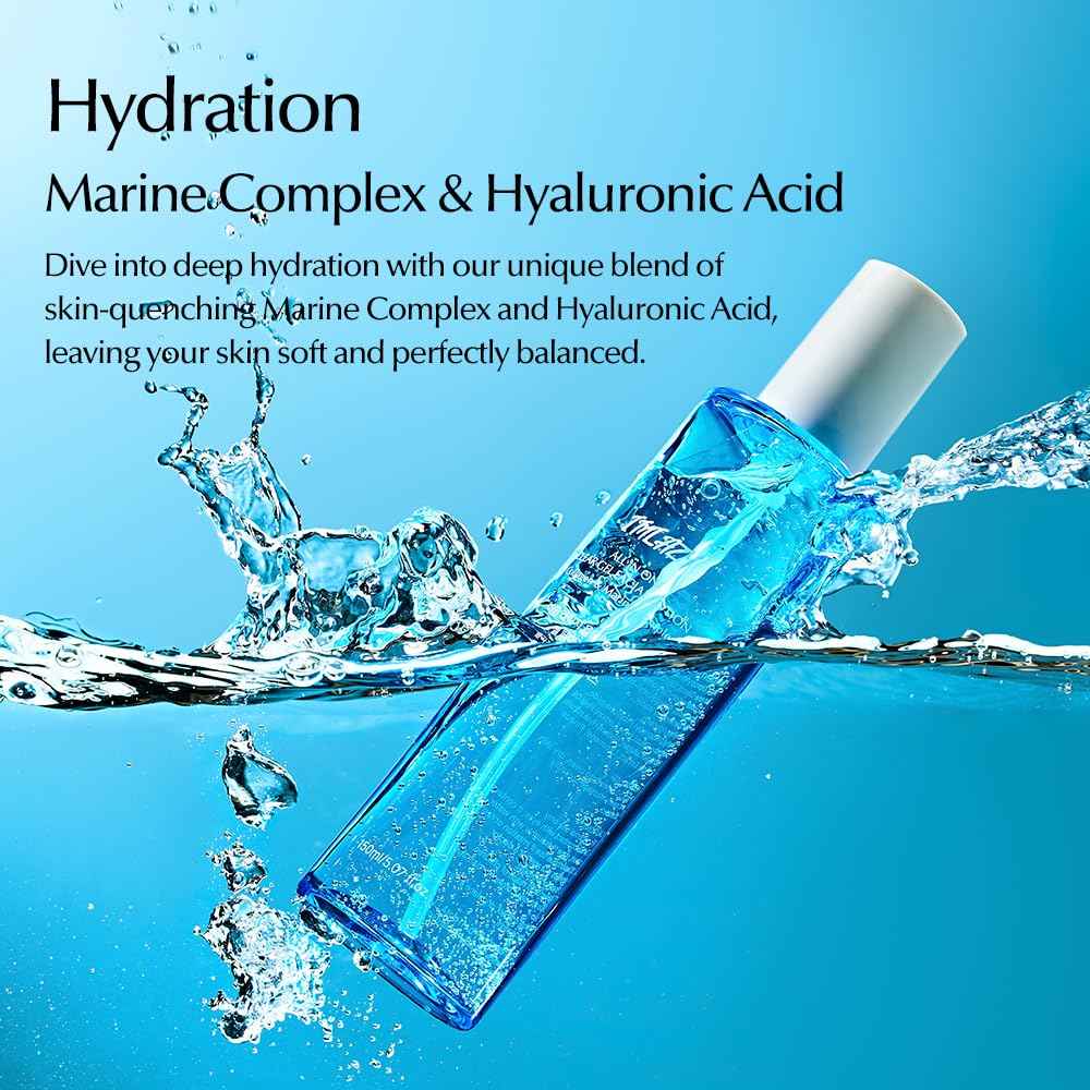 I'M LAZY All-in-One Clear Gel Facial lotion for Men and Women (5.07 fl oz) - Lightweight Non-Sticky Gel Moisturizer with Marine Complex & Hyaluronic Acid for Korean Skin Care