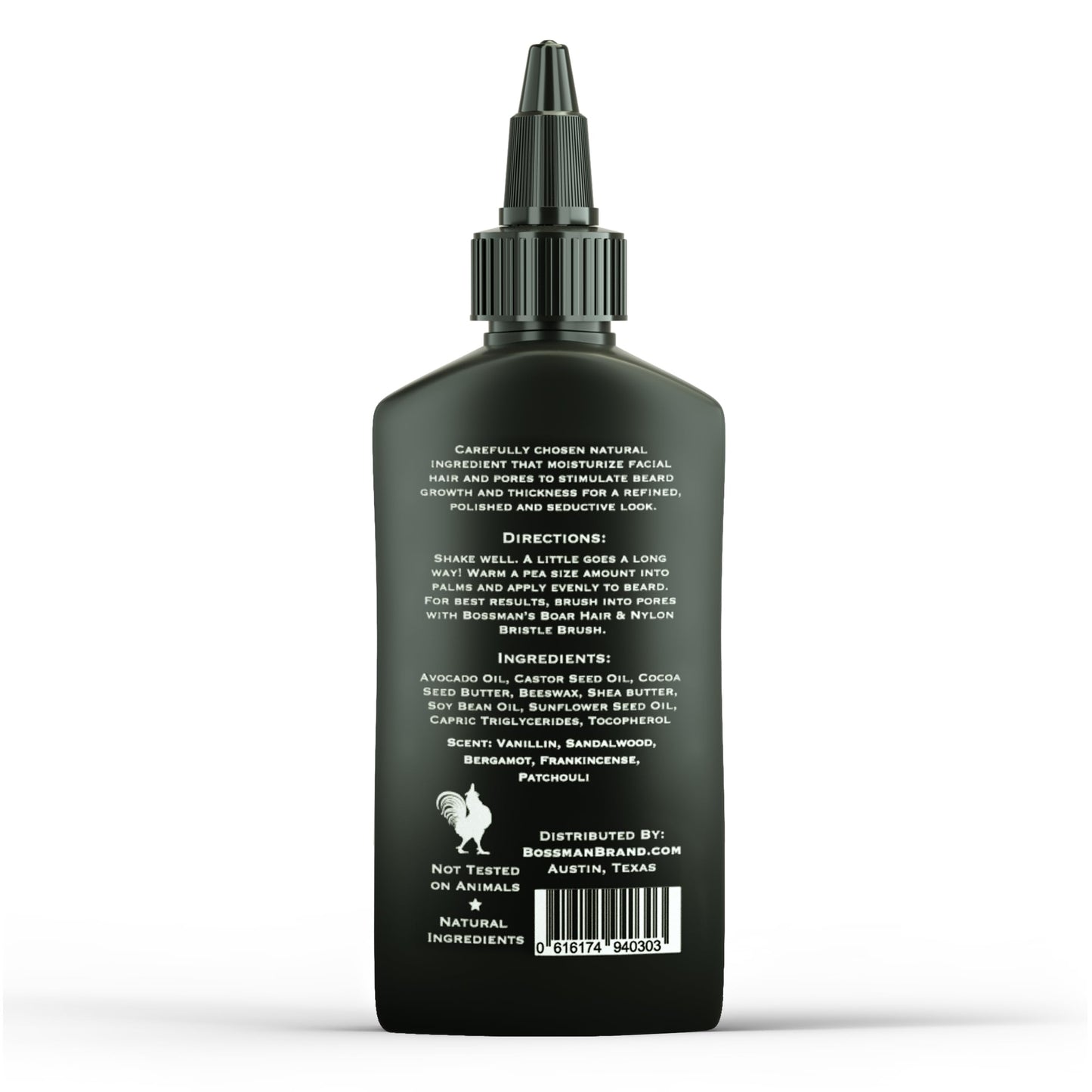 Bossman Jelly Beard Oil for Men (4 oz, Magic Scent) – Softens, Moisturizes & Conditions with Natural Ingredients