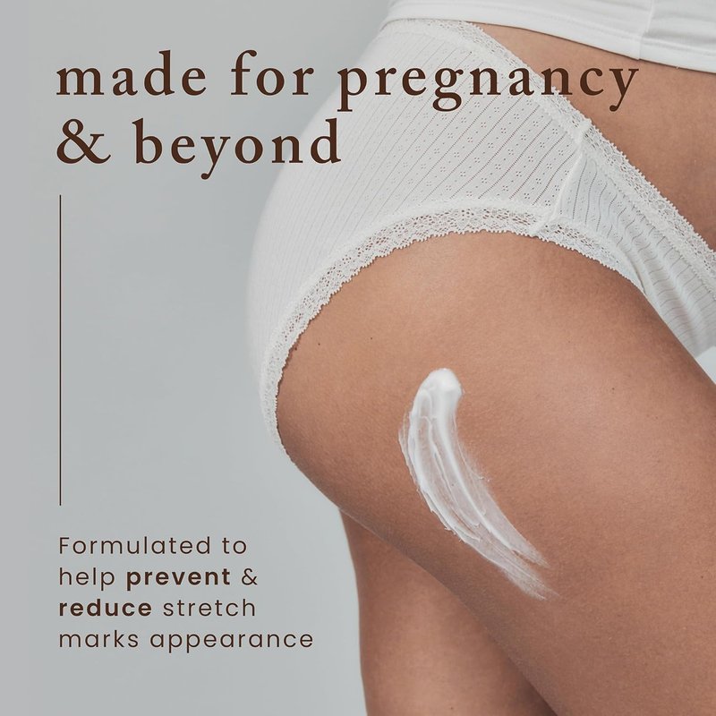 Stretch Mark Cream for Pregnancy - Moisturizing Belly Cream with Shea Butter & Macadamia Oil | 3.4 oz