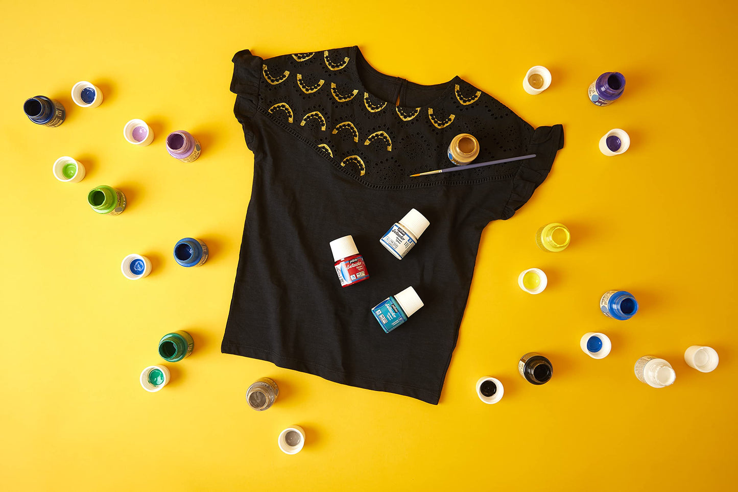 Pebeo Setacolor Opaque Fabric Paint, 45ml, Sky Blue