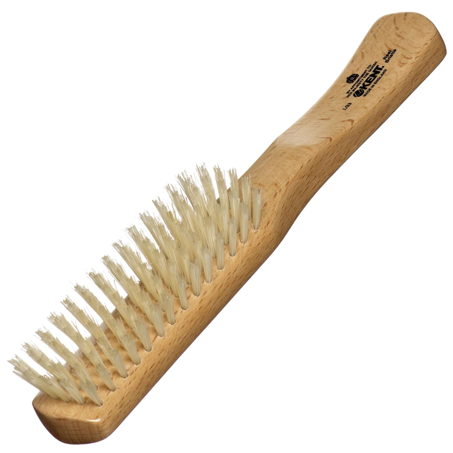 Kent LG3 Finest Hair Brushes for Women - Natural Beechwood and Boar Bristle Narrow Hairbrush for Fine or Medium Thickness Hair All Lengths - Dry Brush for Styling, Straightening, and Stimulating Oils…