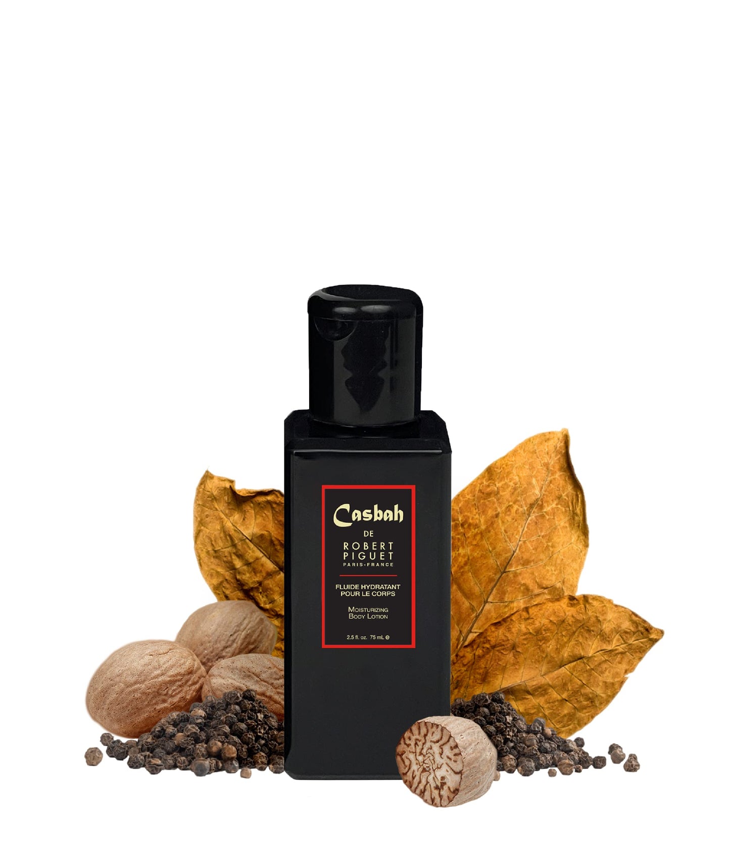 Robert Piguet Casbah Moisturizing Body Lotion - Woody Oriental Scent with Notes of Pepper, Incense & Cedar - Made in France, 2.5 Oz