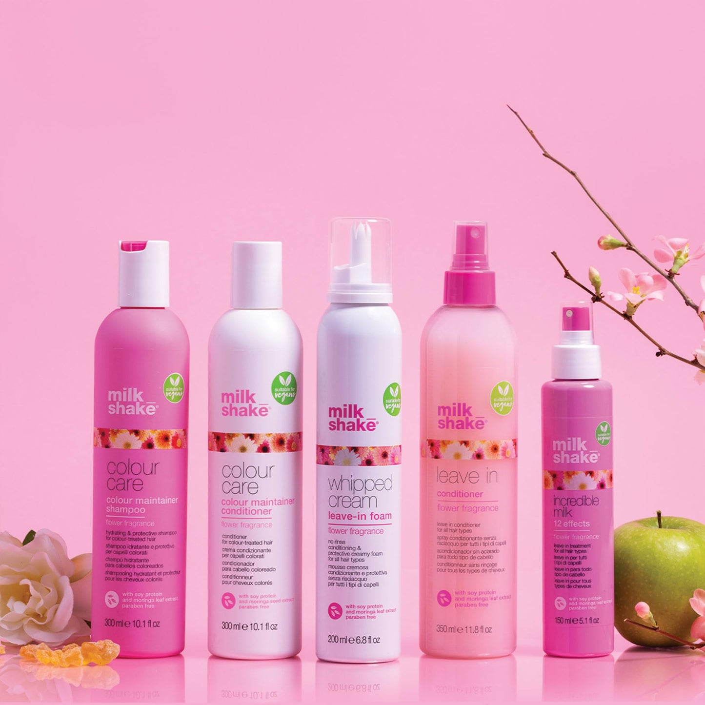 milk_shake Whipped Cream Flower - No Rinse Conditioning and Protective Creamy Foam for All Hair Types - 6.8 Fl Oz (200 ml)