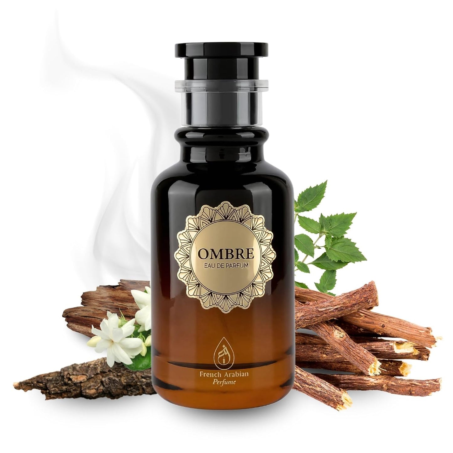French Arabian Perfumes Ombre EDP - 100 ML Oud Wood Fragrance for a Desert-Inspired Journey