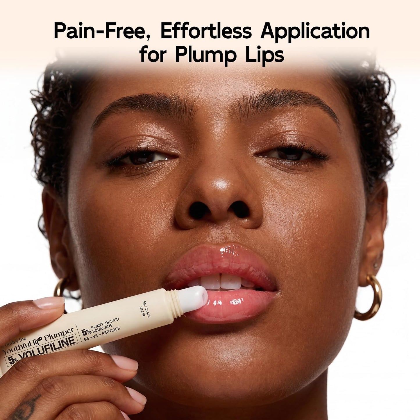 YouthVibe 5% Volufiline Lip Care Set, Nourishing & Hydrating Lip Plumper and Lip Mask with Squalane, Shea Butter, Collagen, Peptide & PDRN, Fuller-Looking Lips Over Time